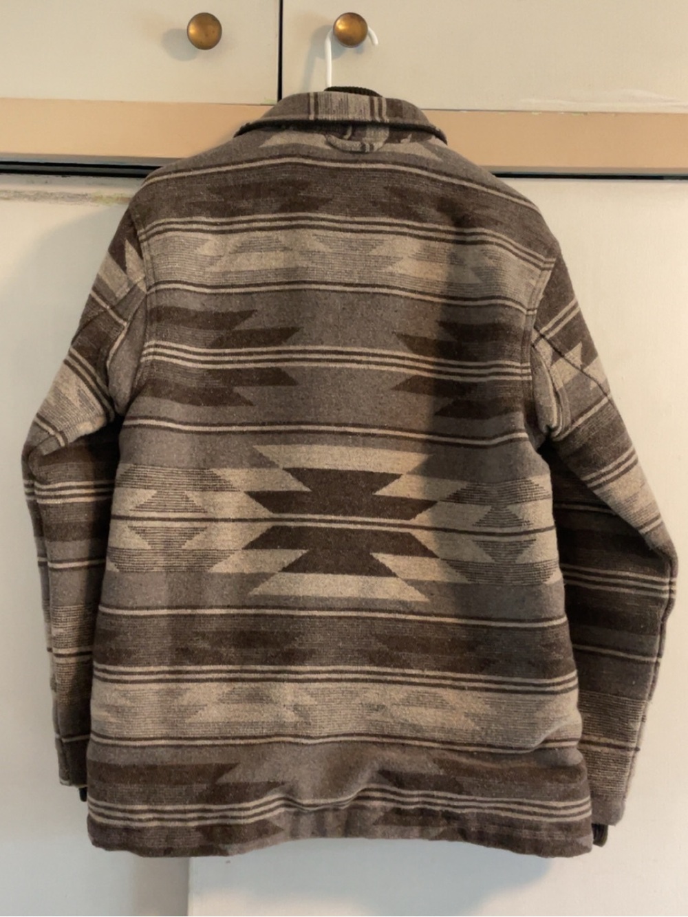 Jachs Brown Patterned Military-Style Button Jacket - Picture 2 of 5